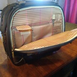 Ralph Lauren chaps rolling  carry on overnight luggage