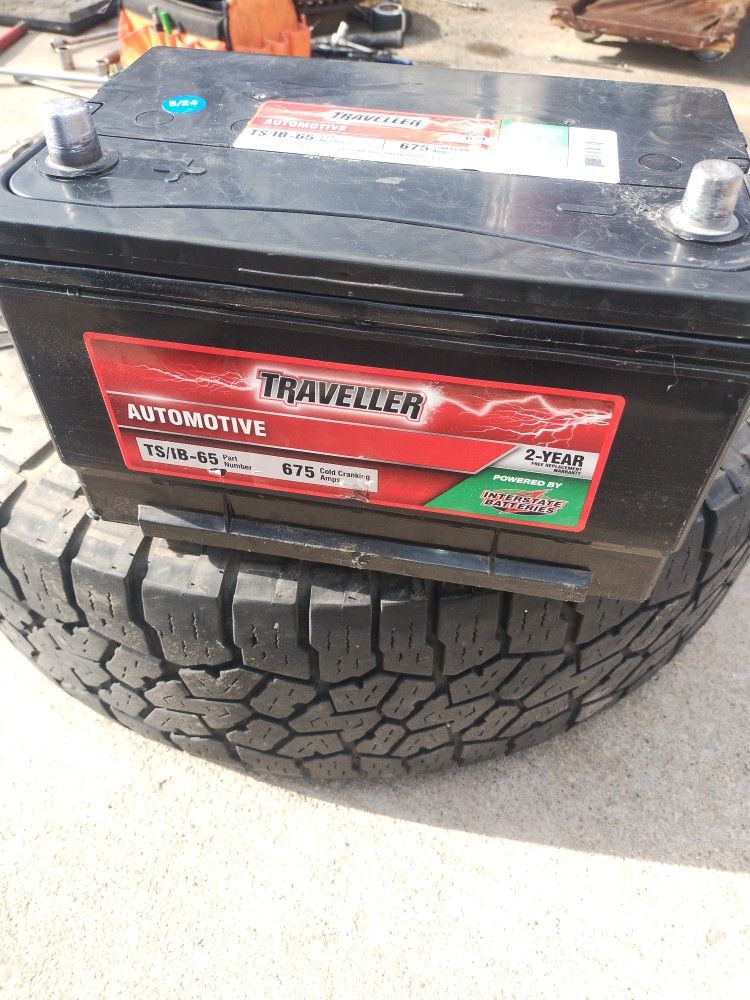675 CCA Tractor Supply Car Battery w/ 13 mnth warranty remaining