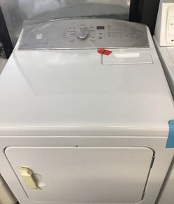 New scratch and dent kenmore dryer. 1 year warranty