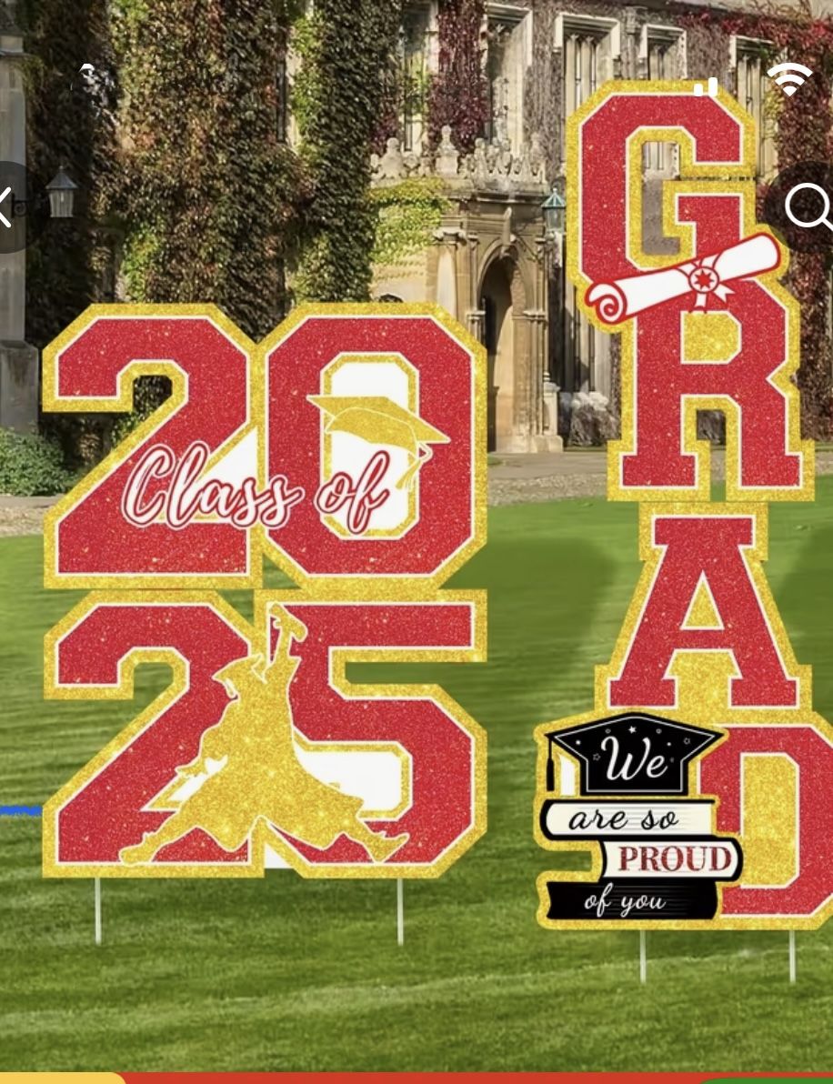 Grad yard sign