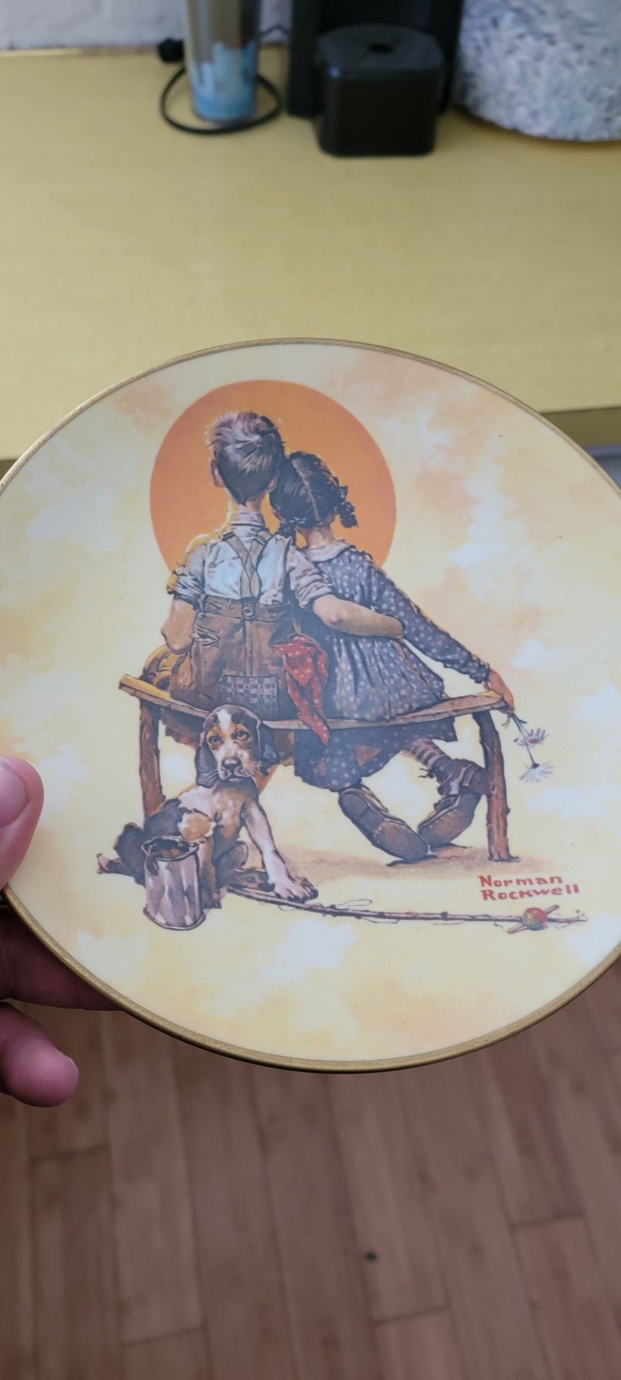 Rare Norman Rockwell Plate