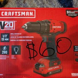Craftsman V20 Max Drill 