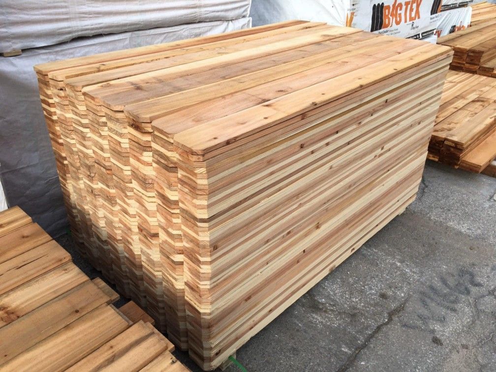 Fence picket (piquetes) 6" x 6ft $2 to $2.49 each