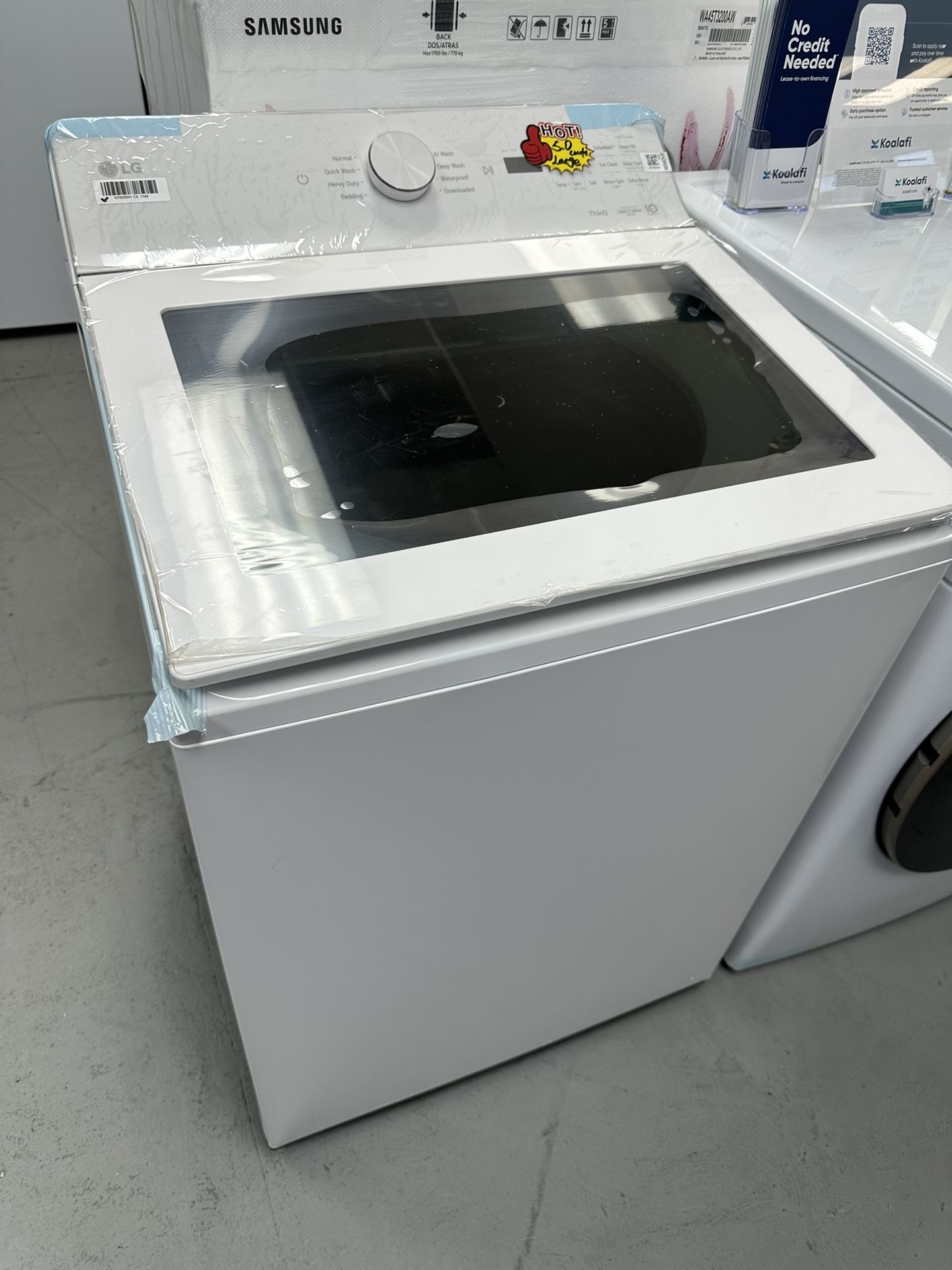 🔥5.0 cu.ft Large Top Load Washer with TurboWash