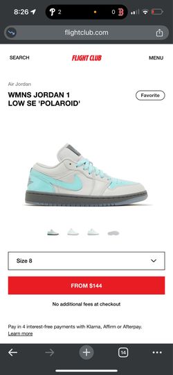 WMNS JORDAN 1 LOW SE 'POLAROID'