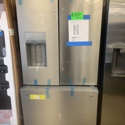 New Scratch And Dent Frigidaire 36” French Door Fridge Stainless Steel 6 Months Warranty 