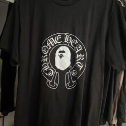 Black Chrome x Bape Shirt ,