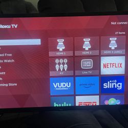 ROKU 32INCH LCD FlATSCREEN HDMI LIKE NEW