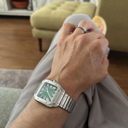 Cartier green Santos 