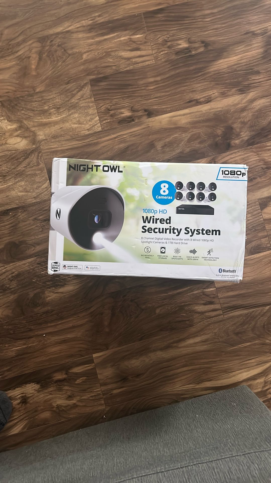 Night Owl 8 Wired Cameras N DVR 1080p W/bluetooth