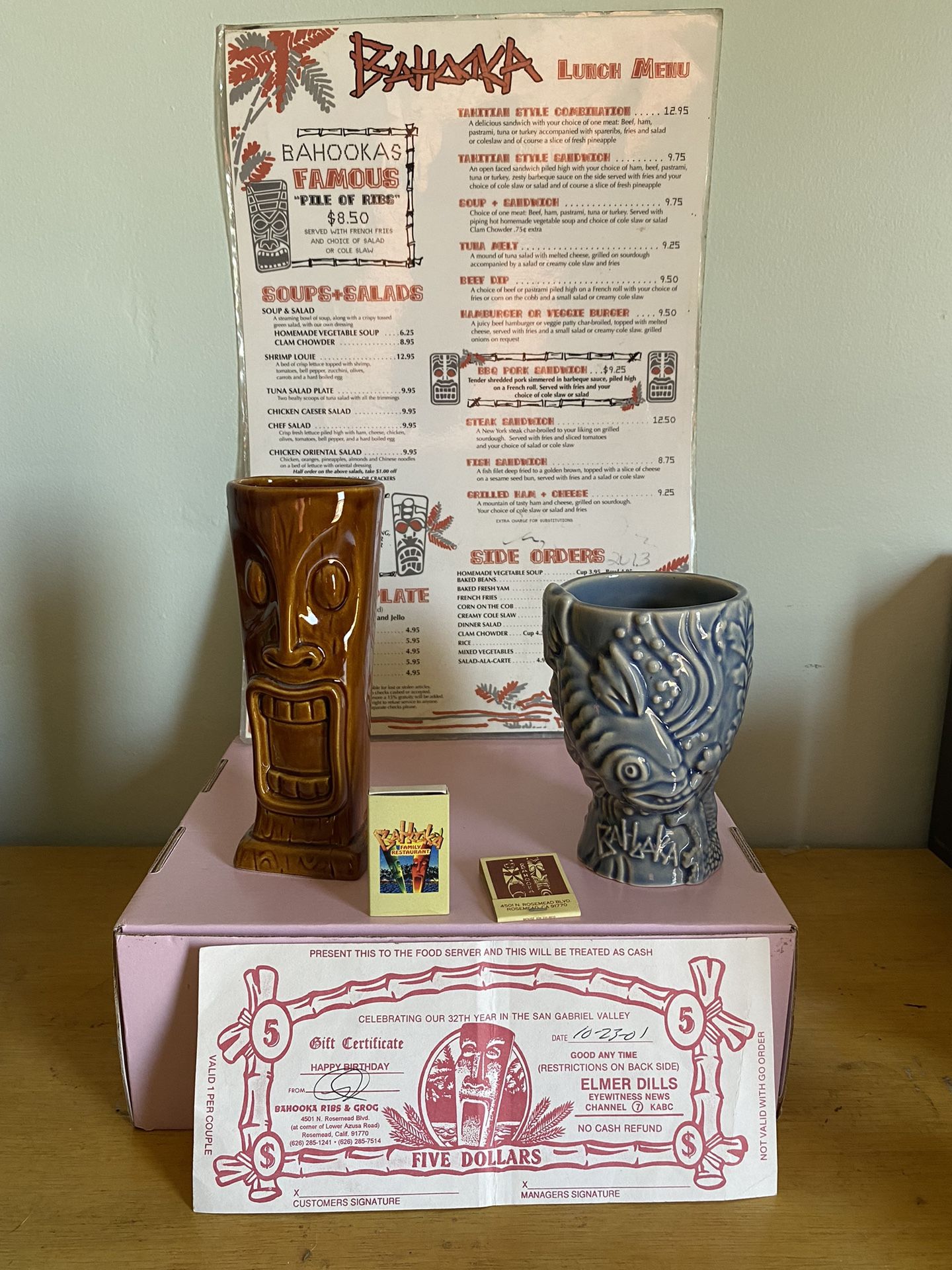 Tiki Mugs Bahooka collectible Lot