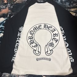 Black And White Chrome hearts Shirt 