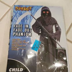 Fade In fade out phantom costume for kids size S 4-6