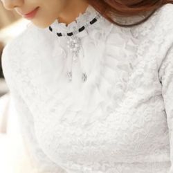 Women’s Long Sleeve Shirt ( Inside Fluffy)