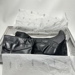 Raffini Pippa 40 Medium Leather Boots Shoes Zipper