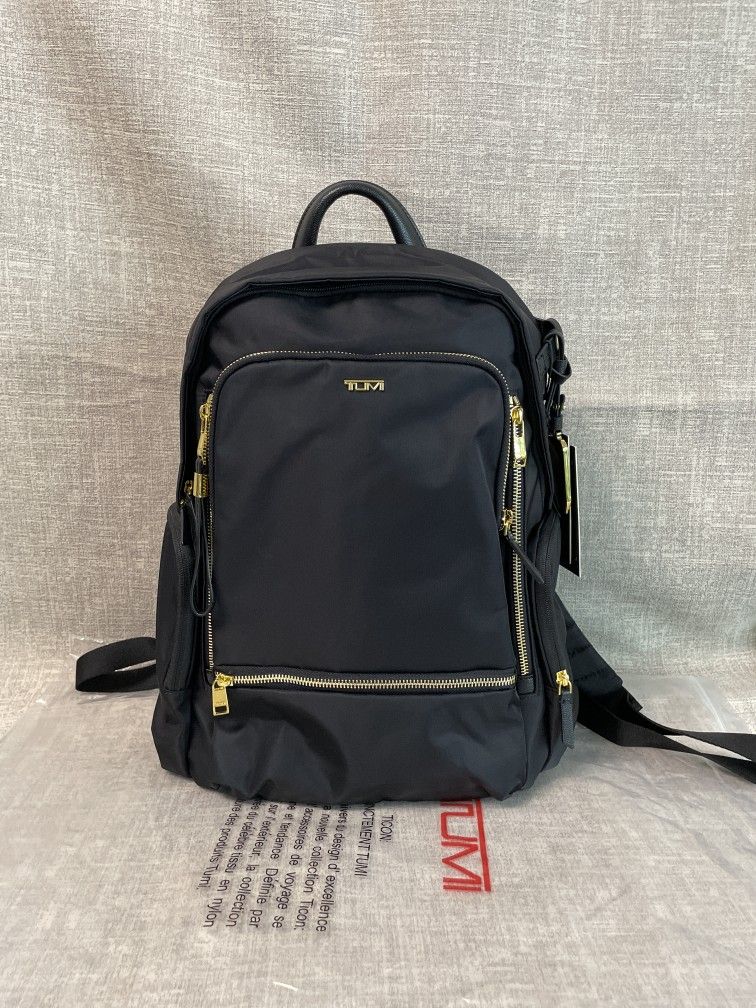 TUMI VOYAGEUR Celina Backpack Black/Gold