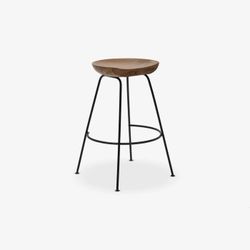 Pair of Mango Wood Bar Stools