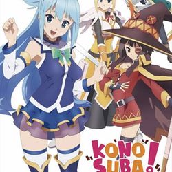 Konosuba 33” x 44” Official Wall Scroll Poster (Anime Fabric Hanging)