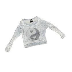 Yin And Yang Bird &Vine Size Small Breathable Long Sleeve Shirt 