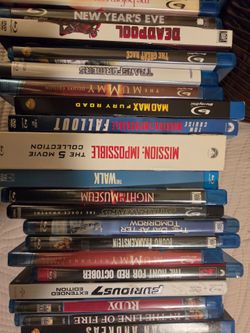 DVDS and blu rays