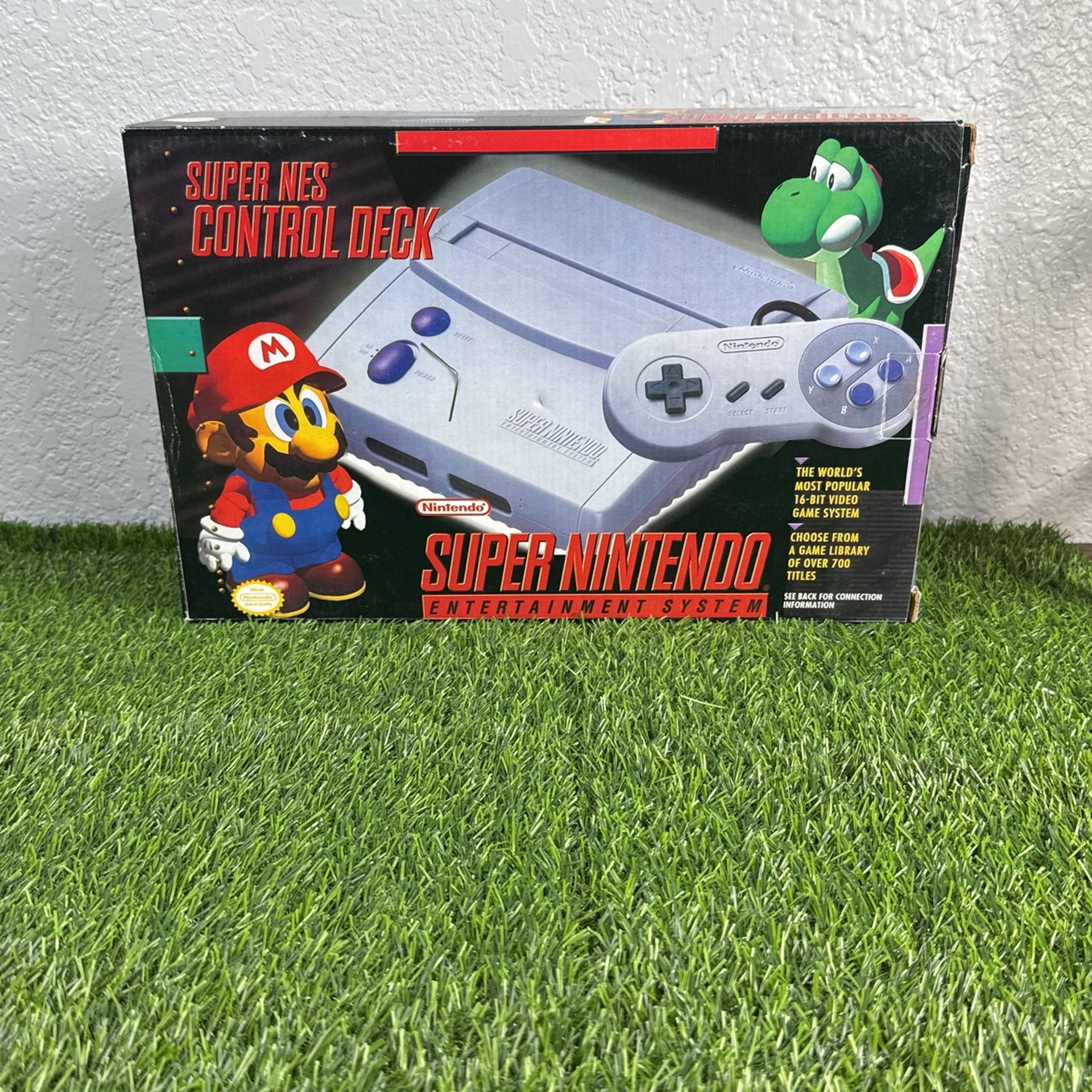 Super Nintendo Console In Box