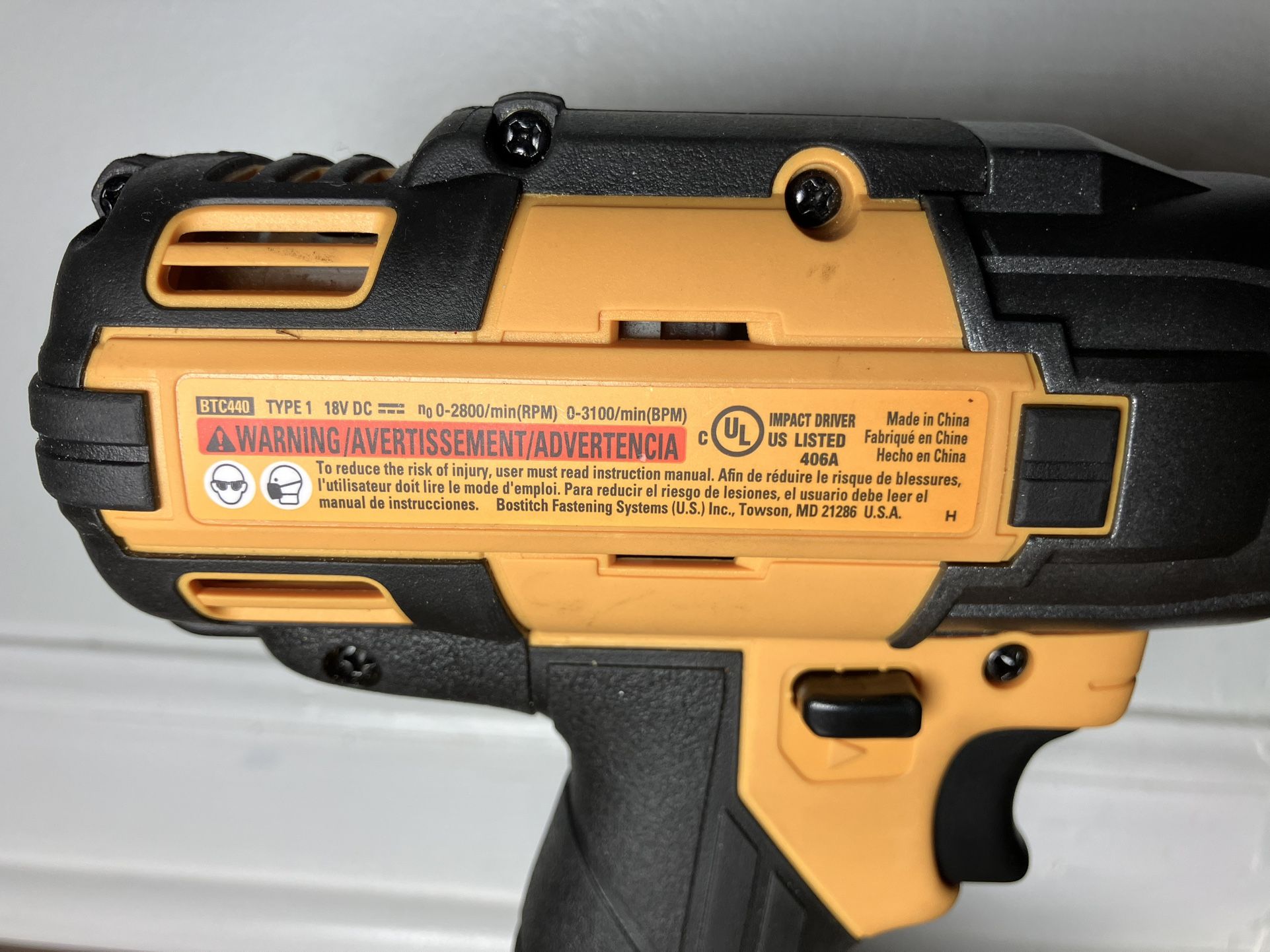 Bostitch Impact driver