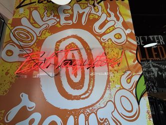 $50 NEON, “EAT TAQUITOS” SIGN.