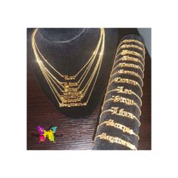 Zodiac Necklace And Bracelet Sets