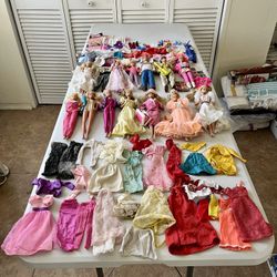 Huge Vintage 80s Barbie Lot Peaches Cream Day Night Malibu Rockers + Accessories