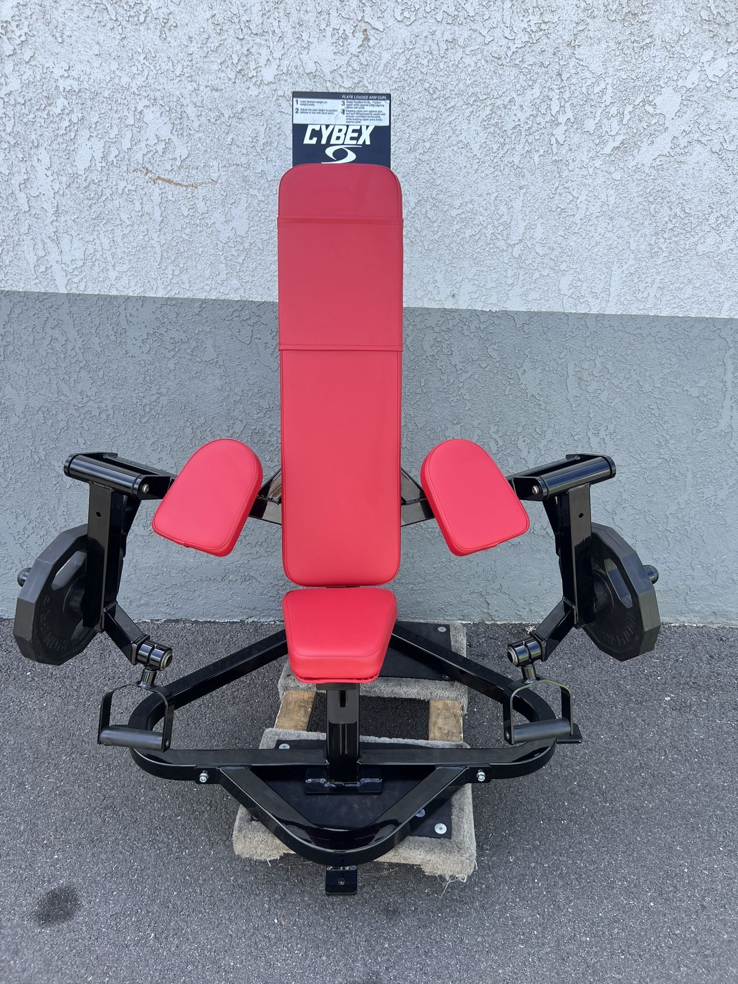 Cybex Vr1 Classic Bicep Curl Custom Gloss Black