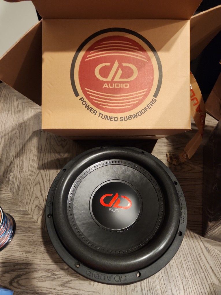 New Dd Auido 12 Woofer 1000 Rms Each Check Online Price High End Woofers 600 Series