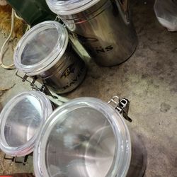 Ravens 4 Pc Canister Set New