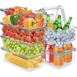 NEW… Refrigerator Organizer Bins, Pantry Bins