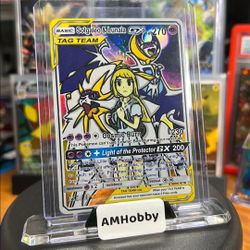 After Skool Hobby - Tag Team Solgaleo and Lunala GX - Parody Fan Art Holo