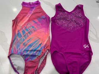 Girls Gymnastics Leotards Lot of 2