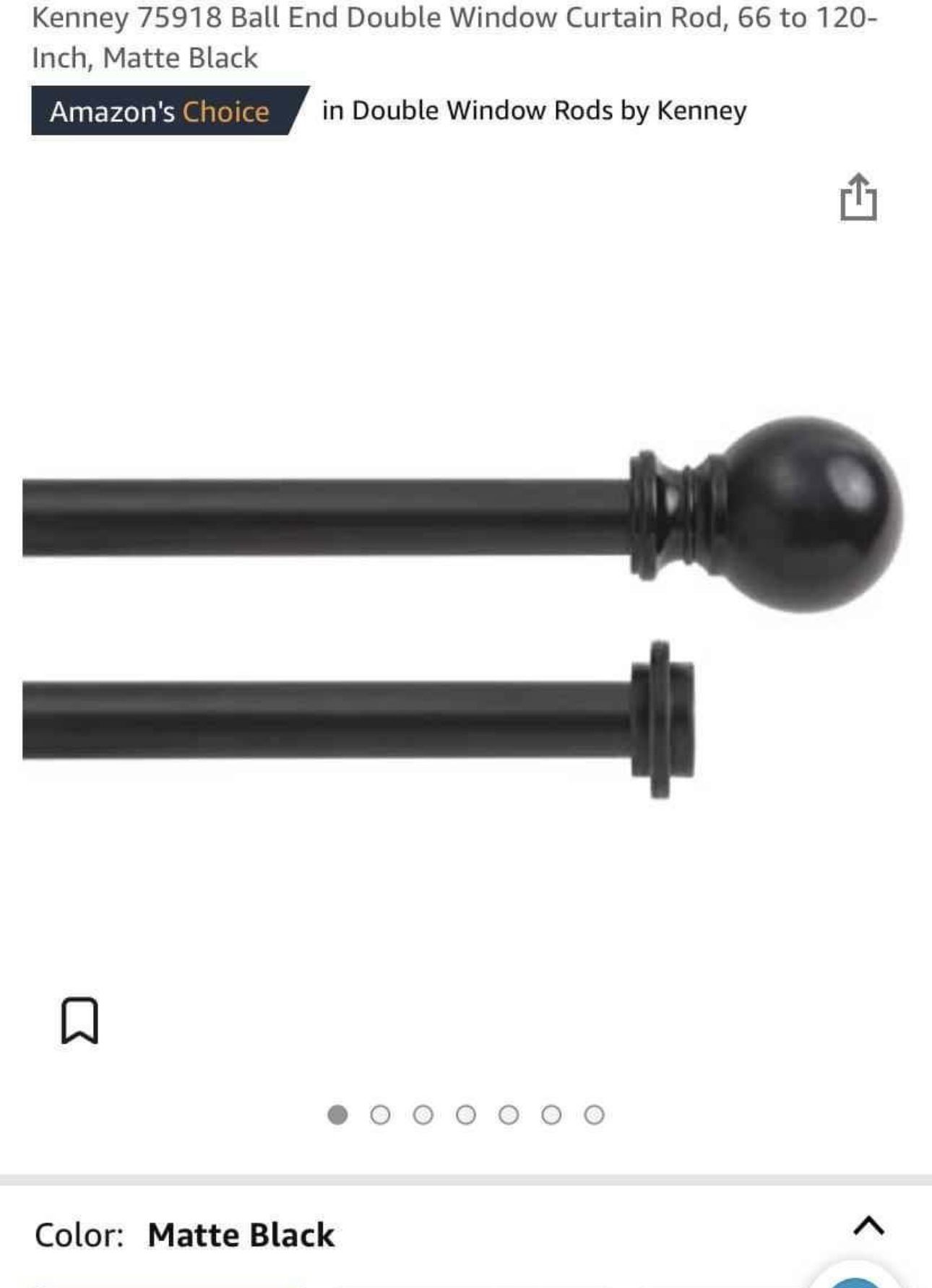 Double Curtain Rod