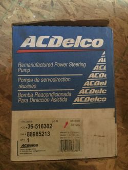 Acdelco power steering pump