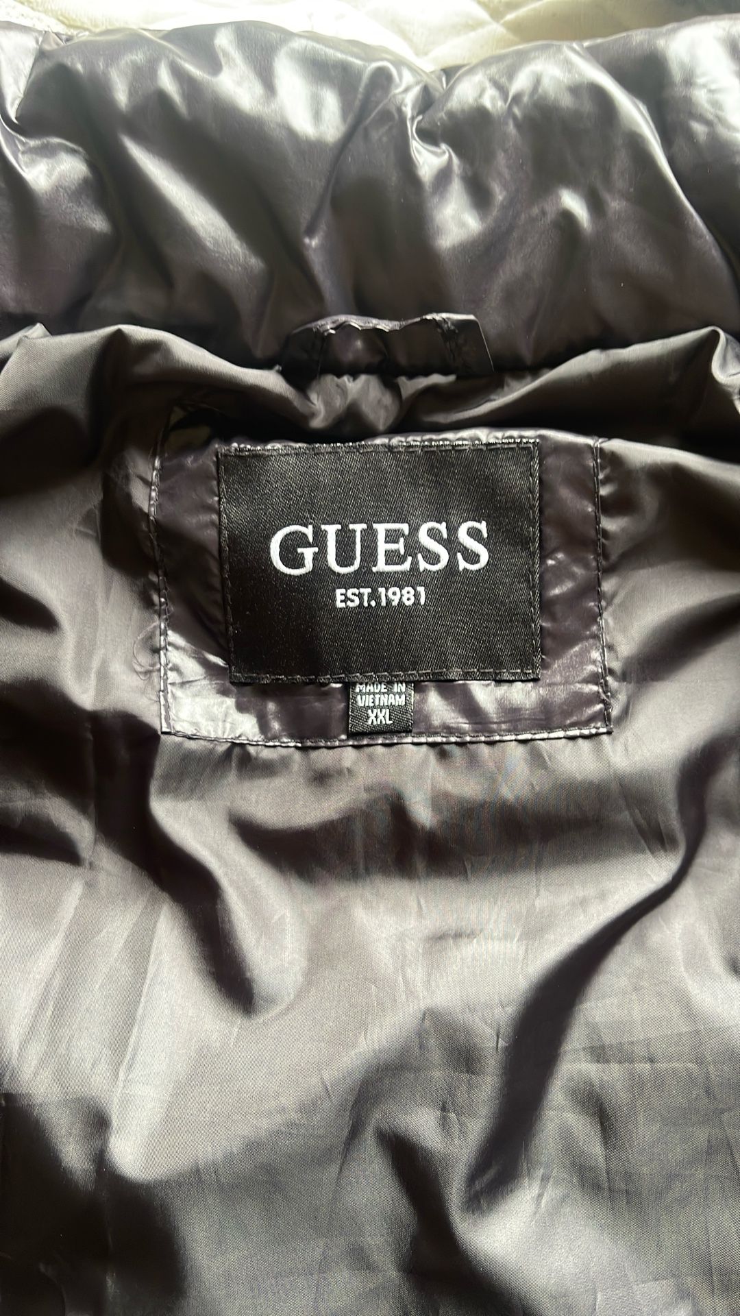 guess puffer jacket