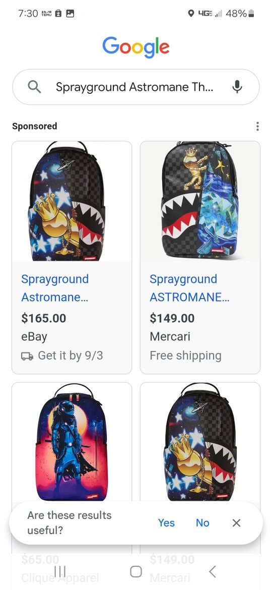 Sprayground Backpack Spacejam