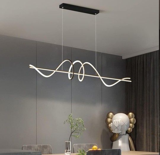 Led Modern Spiral Light Fixture