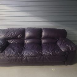 2- 3 SEATER LEATHER SOFAS