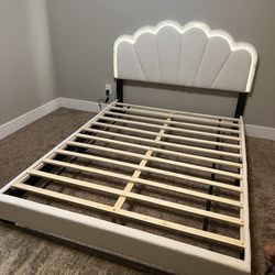White Queen Size Bed Frame 