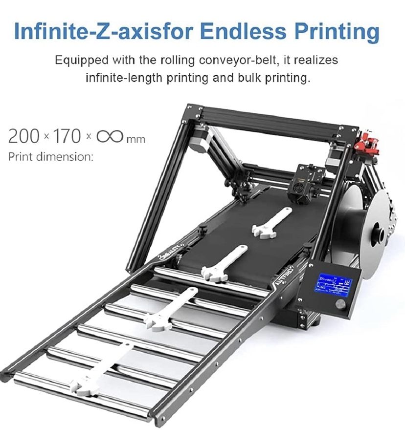 Creality CR 30 3D Printer with Infinite Z Axis Printing, Creality 3DPrintMill with Upgraded Silent Motherboard Stable CoreXY Structure Filament Sensor