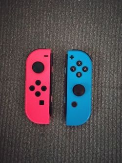 Nintendo switch joycons red and blue