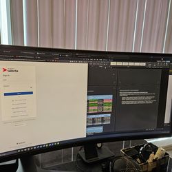 Great Condition Curved Monitor