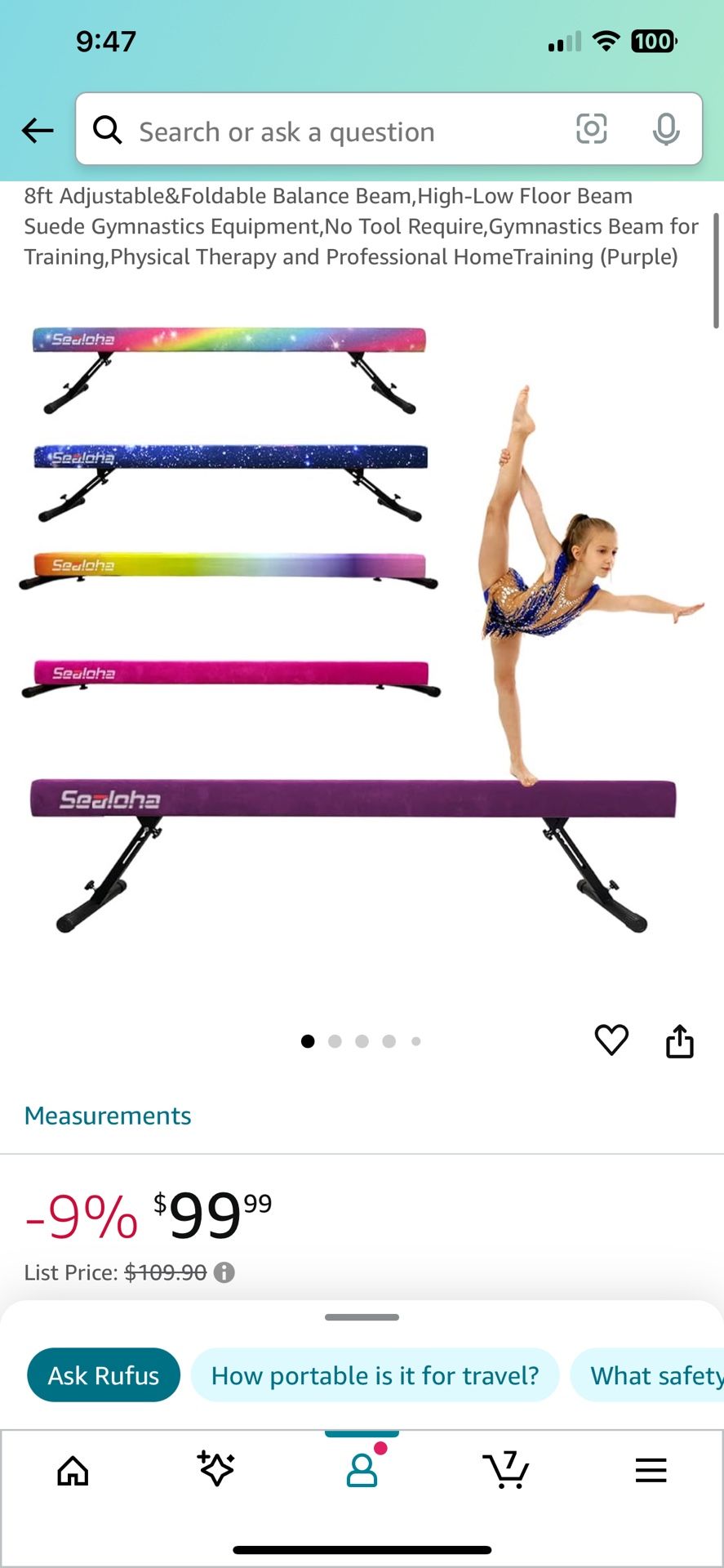 Gymnastics Balance Beam