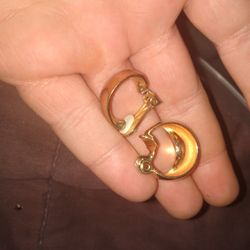 Gold Plated Hoops