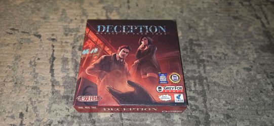 Deception - Murder in Hong Kong Board Game (2021) 100% Complete Very Good Condition!