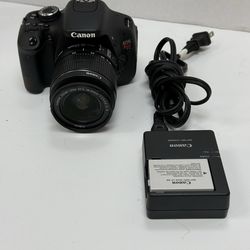 Canon EOS Rebel T3i DSLR Camera w/ 18-55mm Lens + Charger