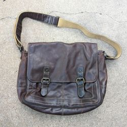 Leather Messenger Bag